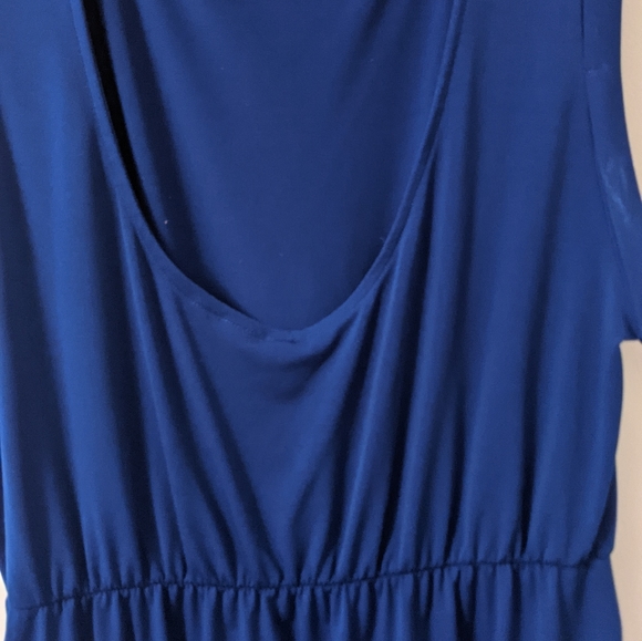 Blue Sleeveless Dress - Picture 3 of 5